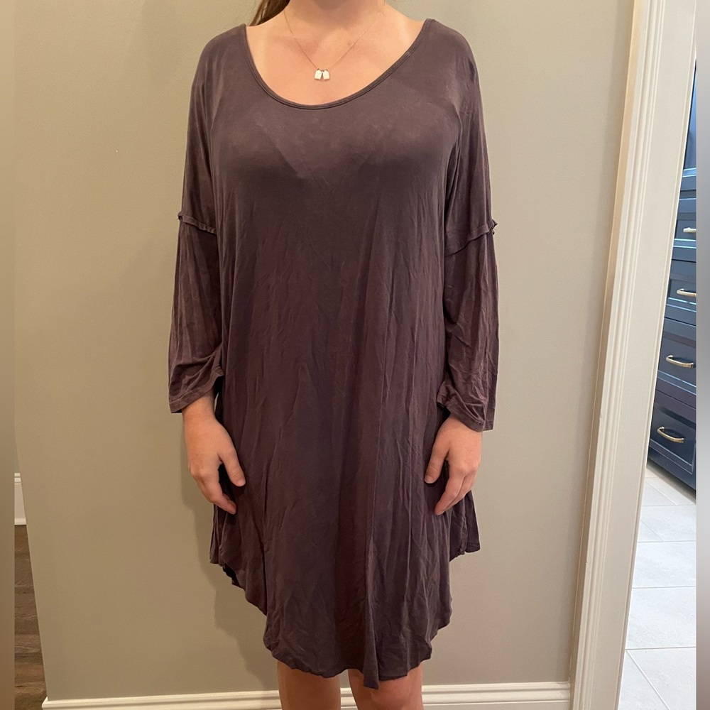 Short sleeve super soft tshirt dress